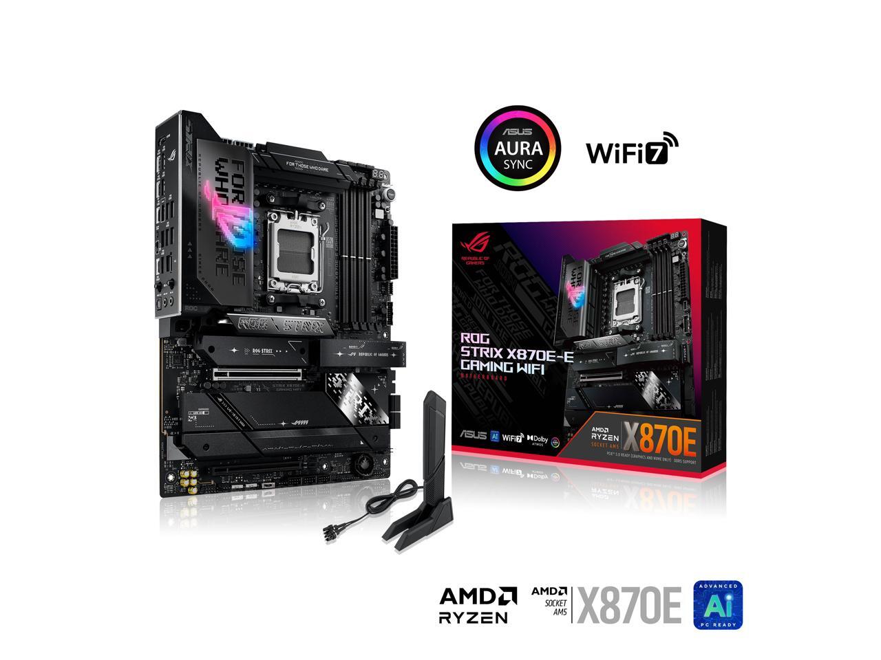 X870E Atx Motherboard - Placa-mãe ASUS ROG STRIX X870E-E GAMING